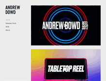 Tablet Screenshot of andrewdowd.com